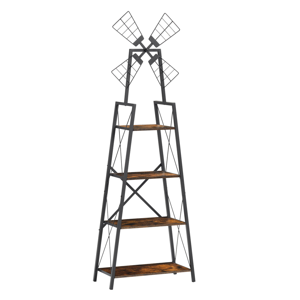 Four tier narrow bookshelf size and proportion reference