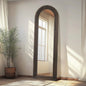 Arched Solid Wood Full Length Mirror, 3 Sizes