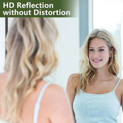 Oversized Arched Floor Mirror, Black Aluminum Frame
