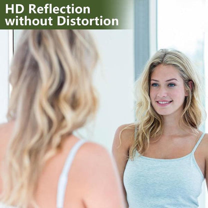 Oversized Arched Floor Mirror, White Frame