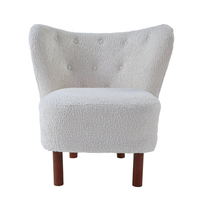 Teddy sherpa accent chair size and proportion reference