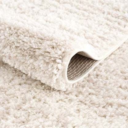 Plush Shag Area Rug, Light Beige in 11 Sizes
