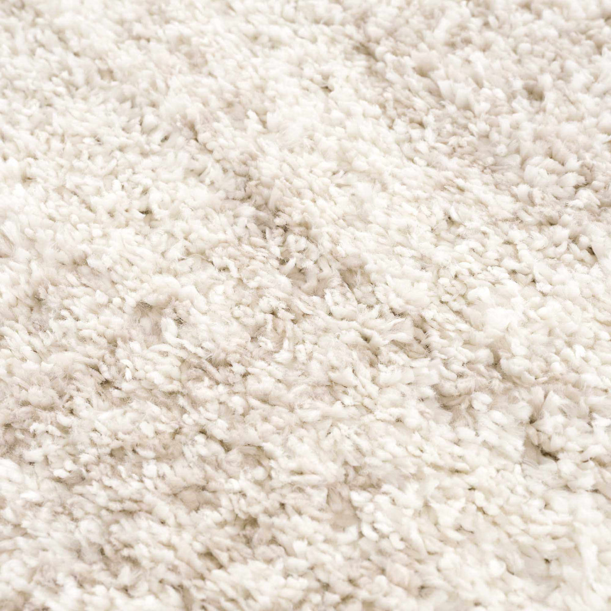 Plush Shag Area Rug, Light Beige in 11 Sizes