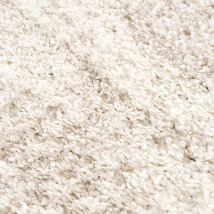 Plush Shag Area Rug, Light Beige in 11 Sizes