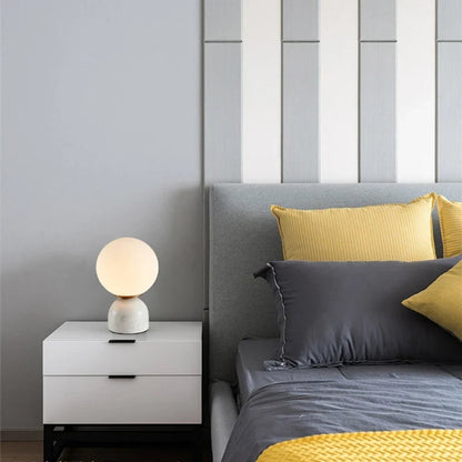 Marble Glass Table Lamp, 3 Colors