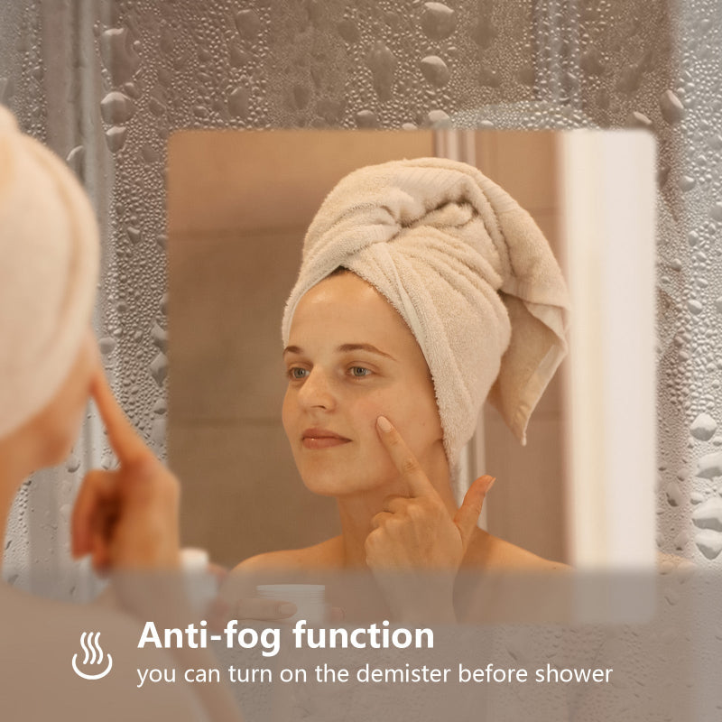Front Lit LED Bathroom Mirror, 48 by 28 Inches