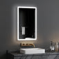 Lyra LED Bathroom Mirror, Acrylic Frame in 5 Sizes