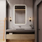 LED Bathroom Mirror, Brushed Gold in 5 Sizes