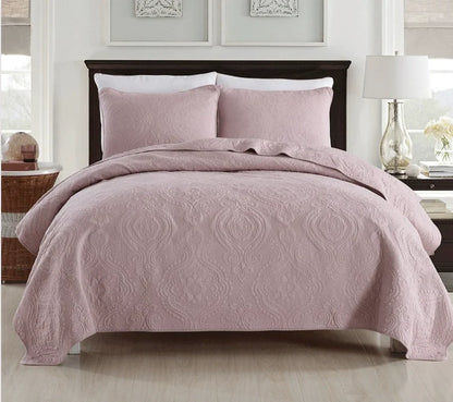 Cotton Three-Layer Quilted Bedspread Set, 3 Piece