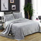 Quilted Flannel Bedspread Set, Reversible 3 Piece