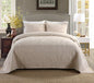 Cotton Three-Layer Quilted Bedspread Set, 3 Piece