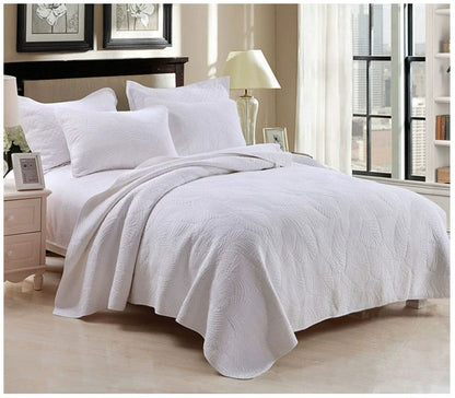 Cotton Three-Layer Quilted Bedspread Set, 3 Piece