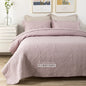 Embroidered Quilted Bedspread Set, Cotton 3 Piece
