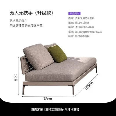 Modular Outdoor Rattan Sofa Set