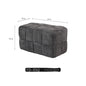 Upholstered Woven Bench Stool, Single or Double