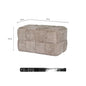 Upholstered Woven Bench Stool, Single or Double