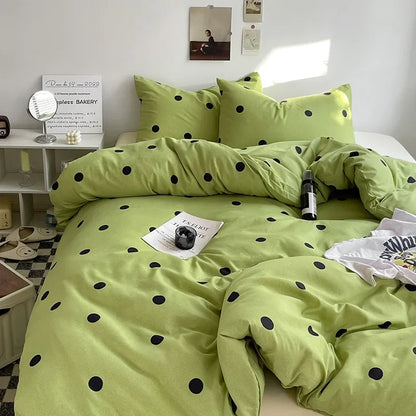 Striped Duvet Cover Set with Pillowcases