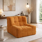 L Shape Sectional Sofa, Cream White Cloud Design