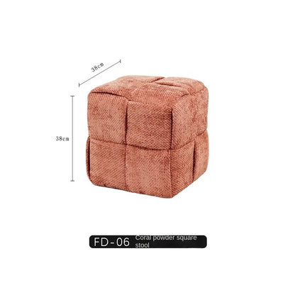 Upholstered Woven Bench Stool, Single or Double