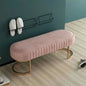 Nordic Fabric Ottoman Bench, Entryway