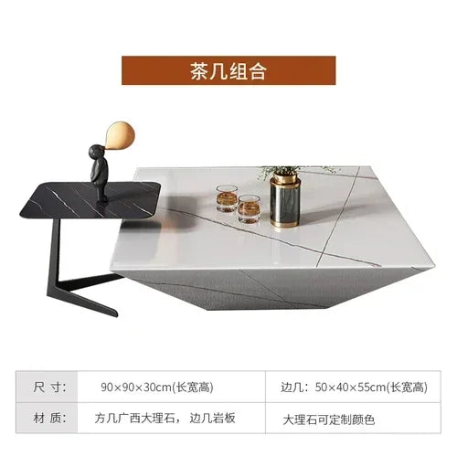 Marble Coffee Table, Corner Style