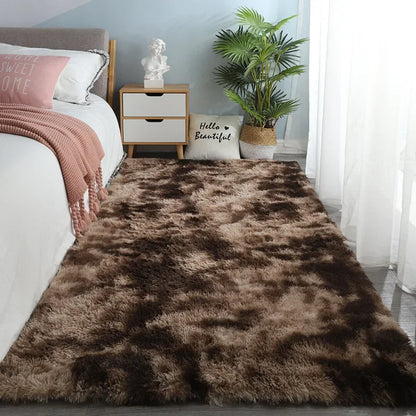 Plush Area Rug, 8 Colors and Sizes