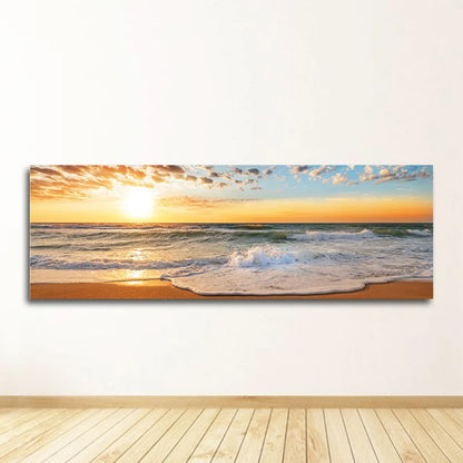 Seascape Canvas Wall Art, Unframed Beach Print