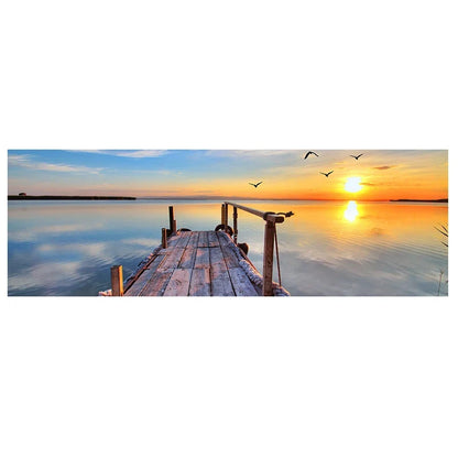 Seascape Canvas Wall Art, Unframed Beach Print