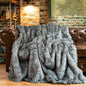 Soft Faux Fur Throw Blanket, 3 Colors