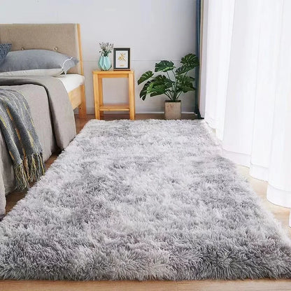 Plush Area Rug, 8 Colors and Sizes