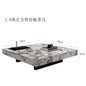 Marble Top Coffee Table, Stainless Steel Base