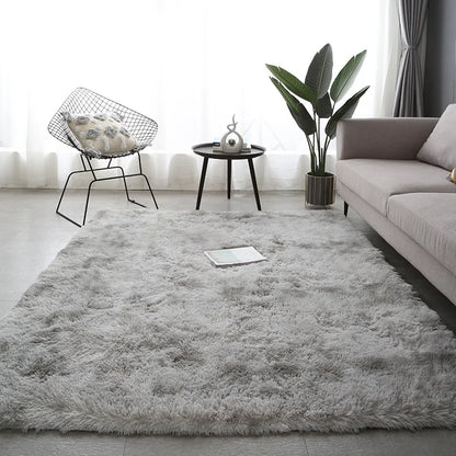 Plush Area Rug, 8 Colors and Sizes