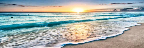 Seascape Canvas Wall Art, Unframed Beach Print