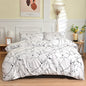 Black and White Duvet Cover Set with Pillowcases