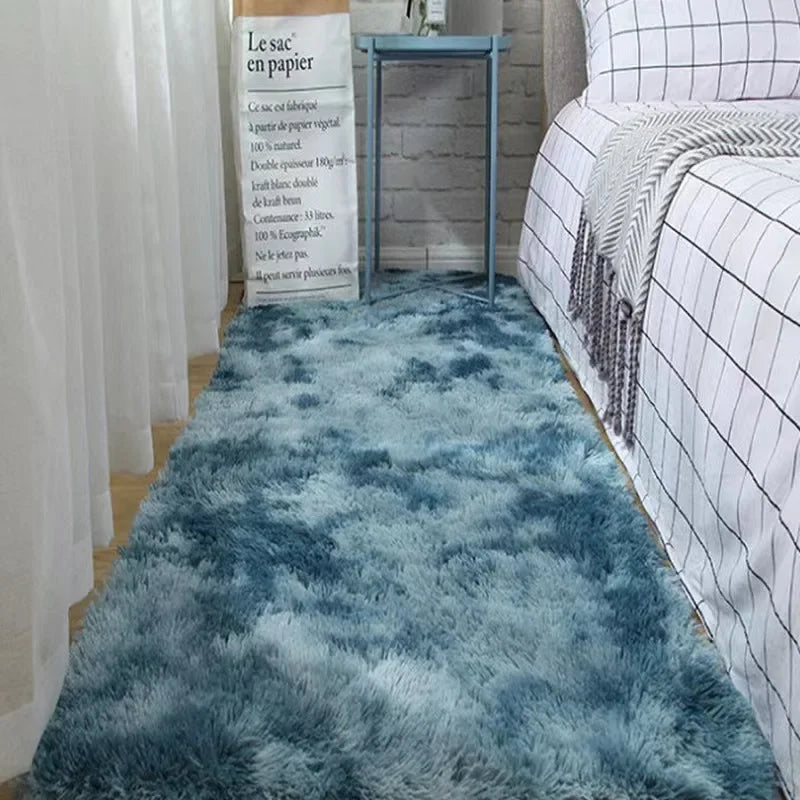 Plush Area Rug, 8 Colors and Sizes