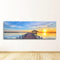 Seascape Canvas Wall Art, Unframed Beach Print