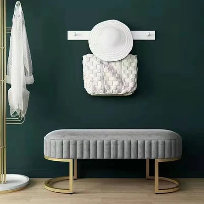 Nordic Fabric Ottoman Bench, Entryway