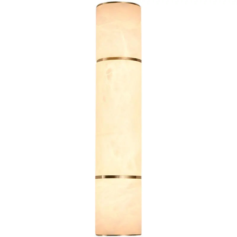 Marble and Copper LED Wall Sconce, Gold
