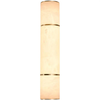 Marble and Copper LED Wall Sconce, Gold