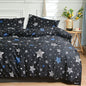 Black and White Duvet Cover Set with Pillowcases