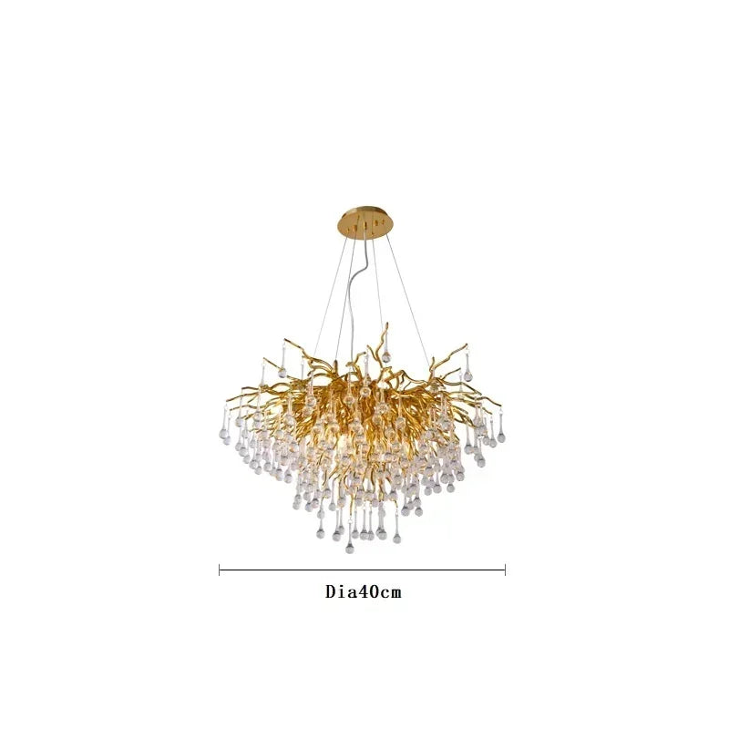 Crystal ceiling chandelier size and proportion reference