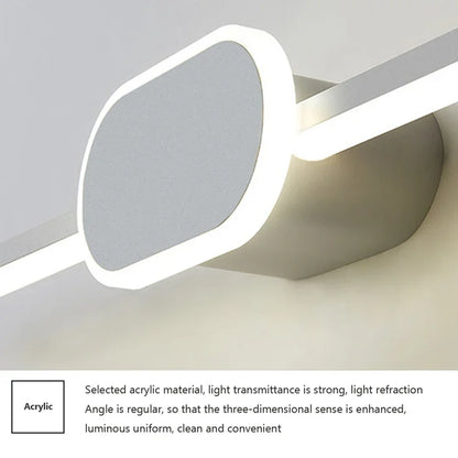 LED Bathroom Mirror Wall Light, Dimmable