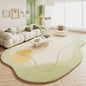Irregular Plush Area Rug, Waterproof