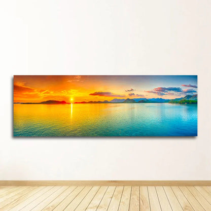 Seascape Canvas Wall Art, Unframed Beach Print