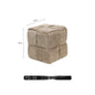 Upholstered Woven Bench Stool, Single or Double