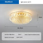 Crystal LED Ceiling Chandelier, Gold