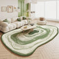 Irregular Plush Area Rug, Waterproof