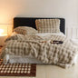 Plush Faux Fur Throw Blanket, Winter Warmth