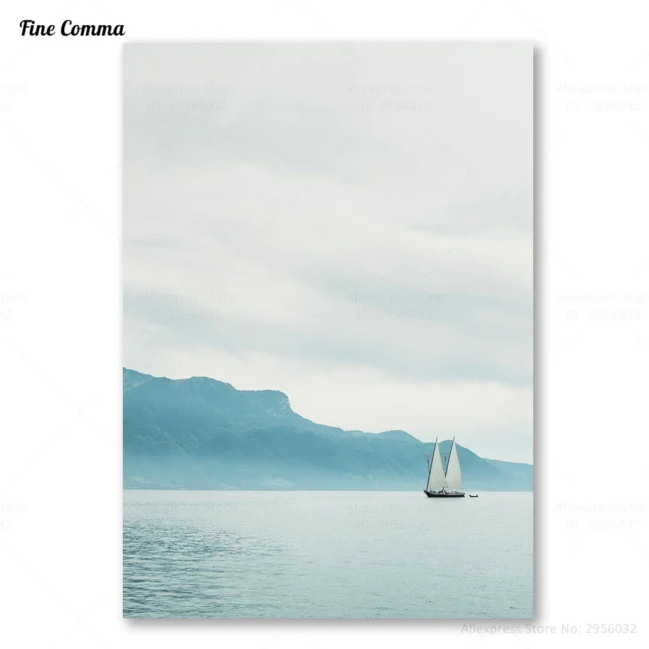 Close-up of the canvas print color and texture