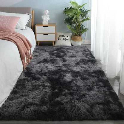 Plush Area Rug, 8 Colors and Sizes